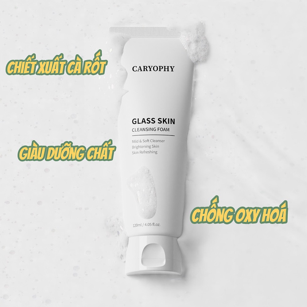 Sữa Rửa Mặt Caryophy Glass Skin Cleansing Foam 120ml